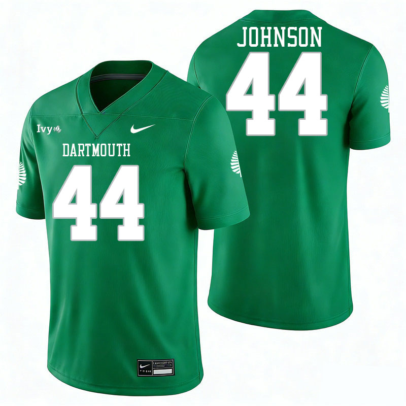 Dartmouth Big Green #44 Joshua Johnson College Football Jerseys,Uniforms Stitched-Green